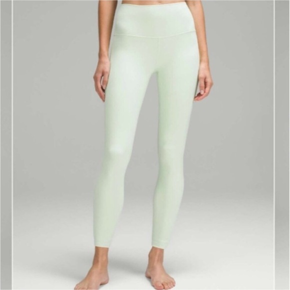 Lululemon Align High Rise Pant 28” Kohlrabi Green Women’s Size 12 - Picture 3 of 4